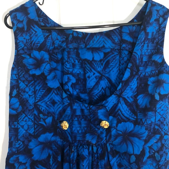 Dresses & Skirts - GUC blue sundress  good for coverup at beach